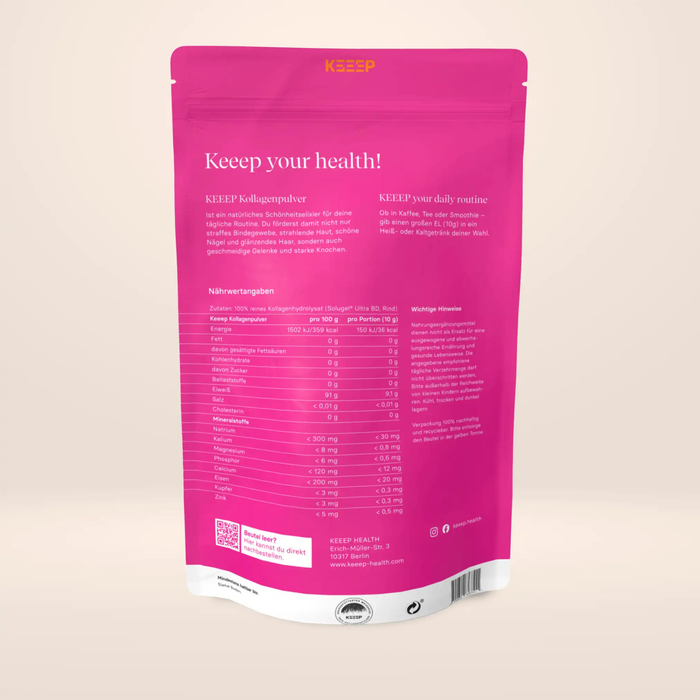 KEEEP Kollagen Pink (3er-Set)
